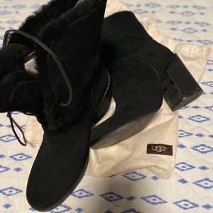 COPY - Black Ugg Heel Boots